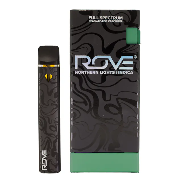 Rove Disposable Live Resin Diamond Northern Lights 1g (indica, live resin disposable)