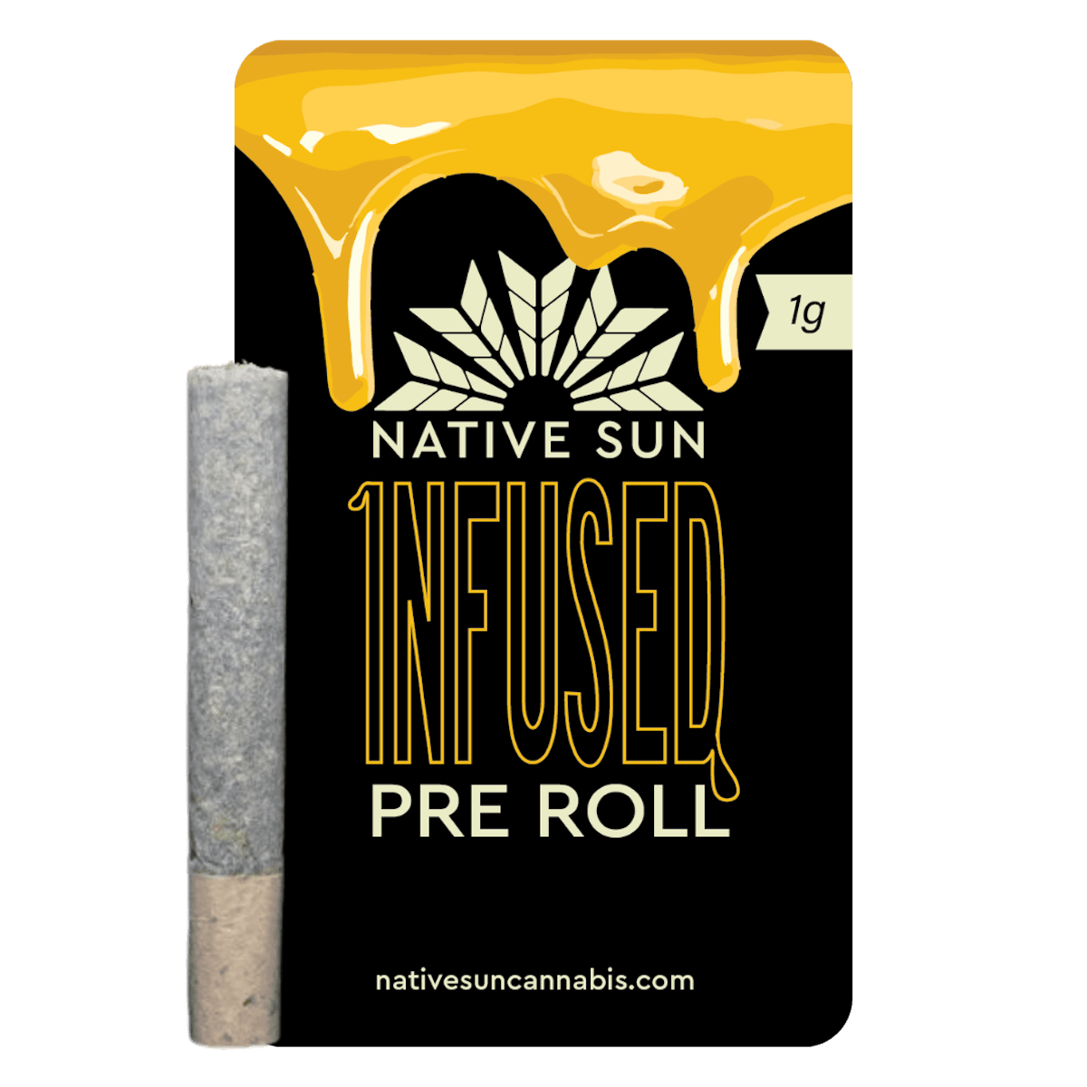 Image of Route 1 Rodeo – 1g Infused Pre-Roll – Native Sun Wellness