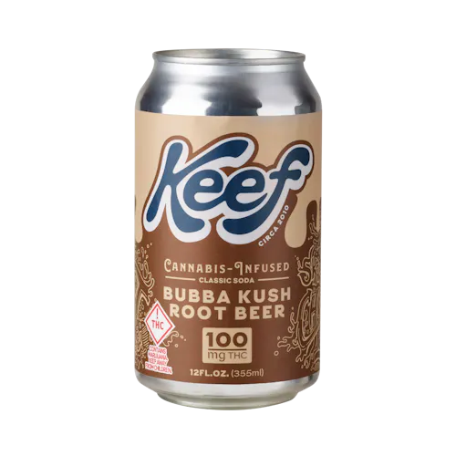 Bubba Kush Root Beer | Carbonated Drink | 100mg-active