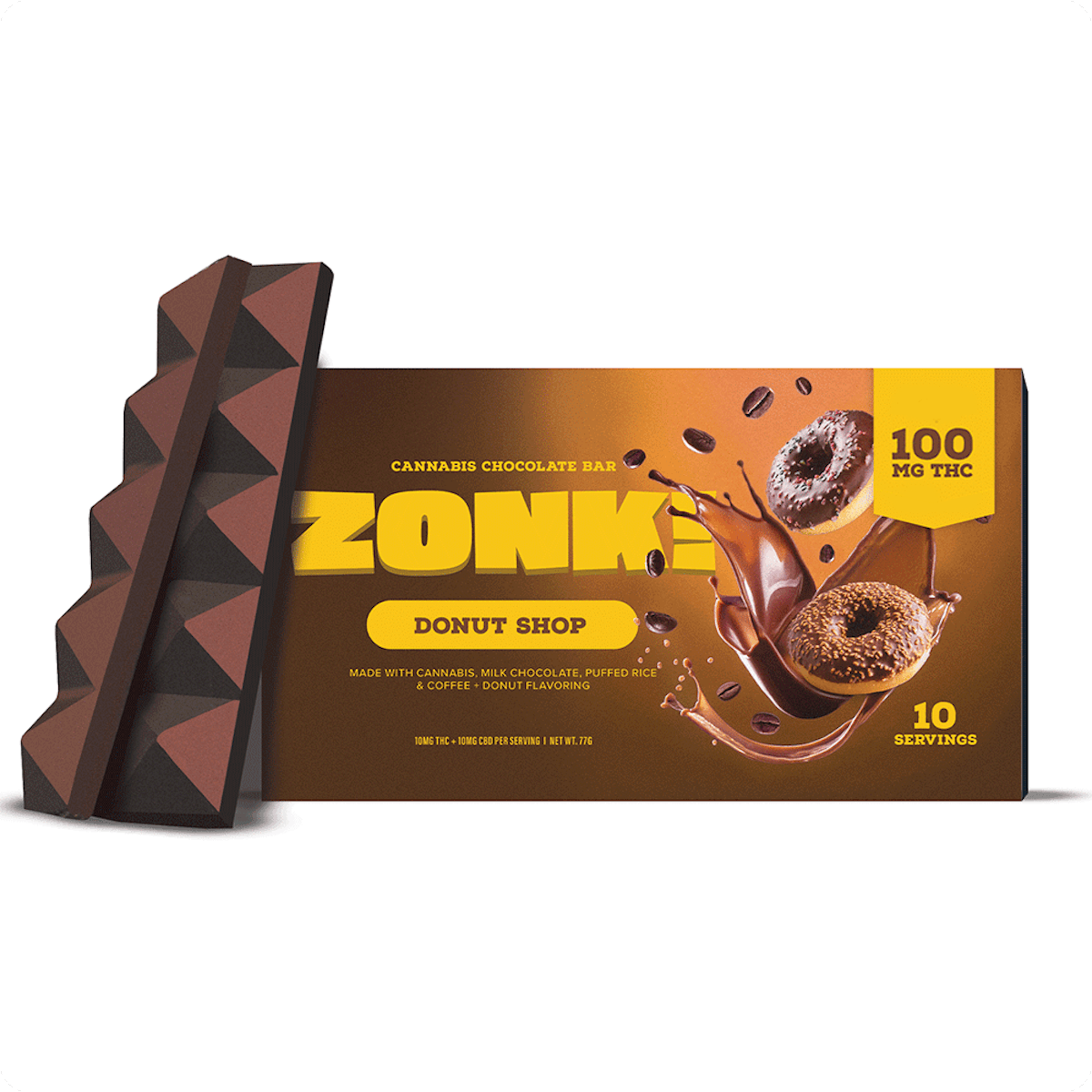 Photo of Zonk | Donut Shop | Chocolate Bar 100mg