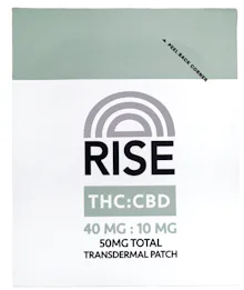 Rise - Transdermal Patch 40mg: 10mg - THC: CBD