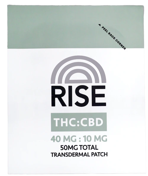 Rise - Transdermal Patch 40mg: 10mg - THC: CBD