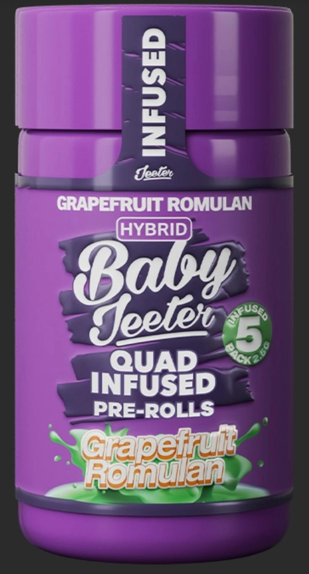 Photo of Grapefruit Romulan .5g Infused Pre-Roll 5 Pack Jeeter