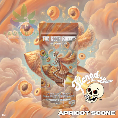 Stoned to the Bone | Apricot Scone | Rosin Rocket | Infused Pre-Roll | 1.3g