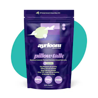 Ayrloom | Blueberry Lavender "Pillow Talk" | 2:1 | 10MG THC : 5MG CBN 10 Pack