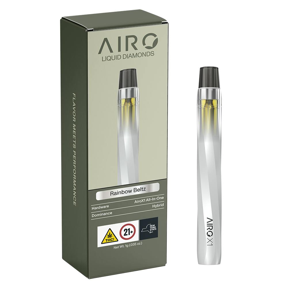 Airo - Rainbow Beltz Liquid Diamonds Disposable Vape at Silk Road NYC, Jamaica Queens