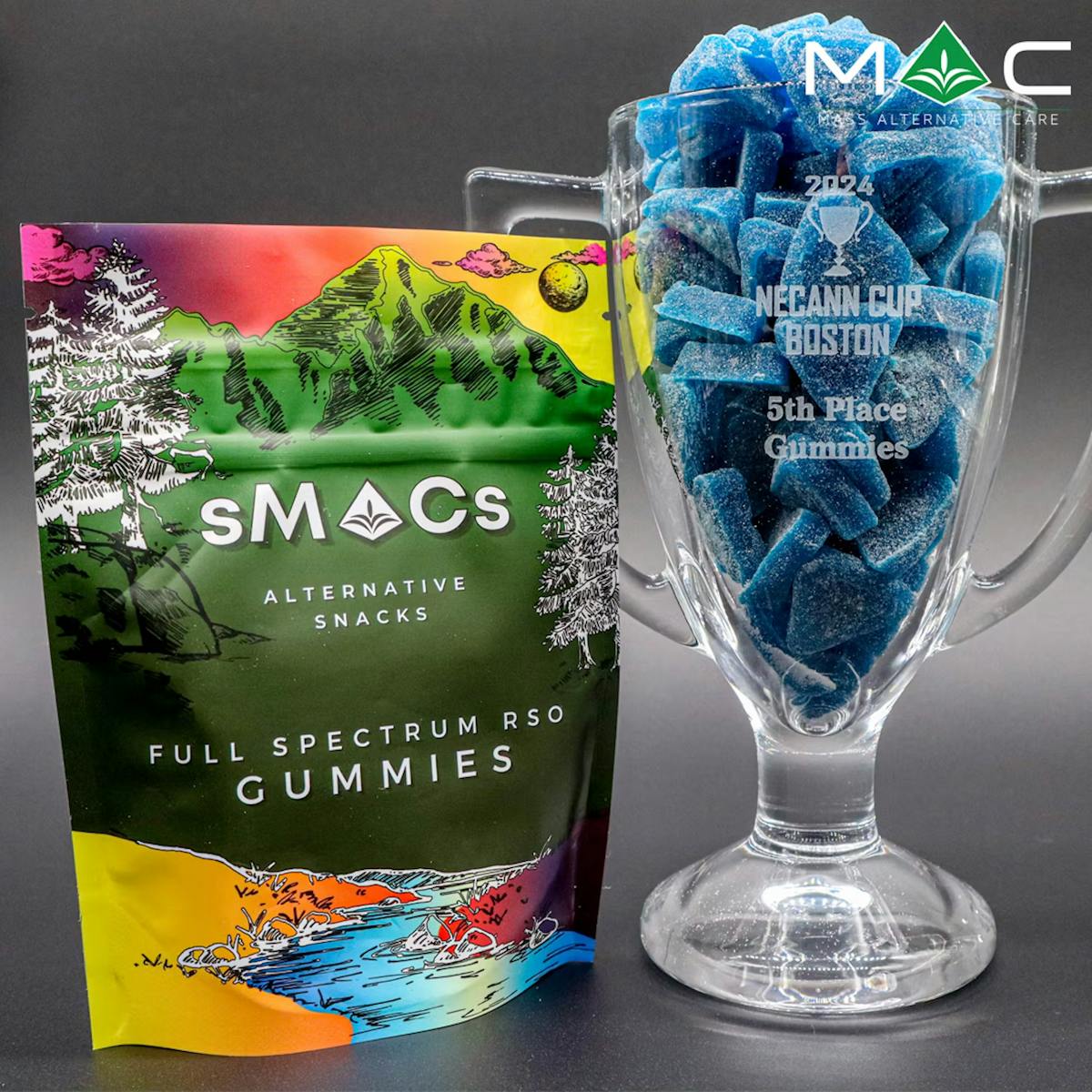 Image of Blueberry Lemonade sMACs | 100mg RSO Gummies