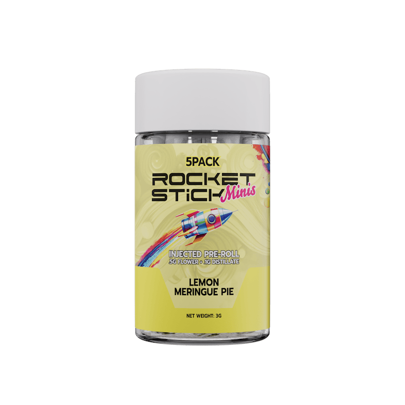 Rocket Stick Minis Infused Pre-Roll 5pk | Lemon Meringue Pie