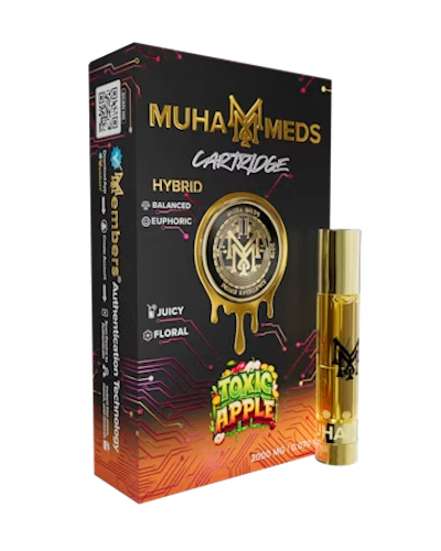 Muha Meds - 2g Cart - Toxic Apple - CARTRIDGES by Muha Meds at King of Budz