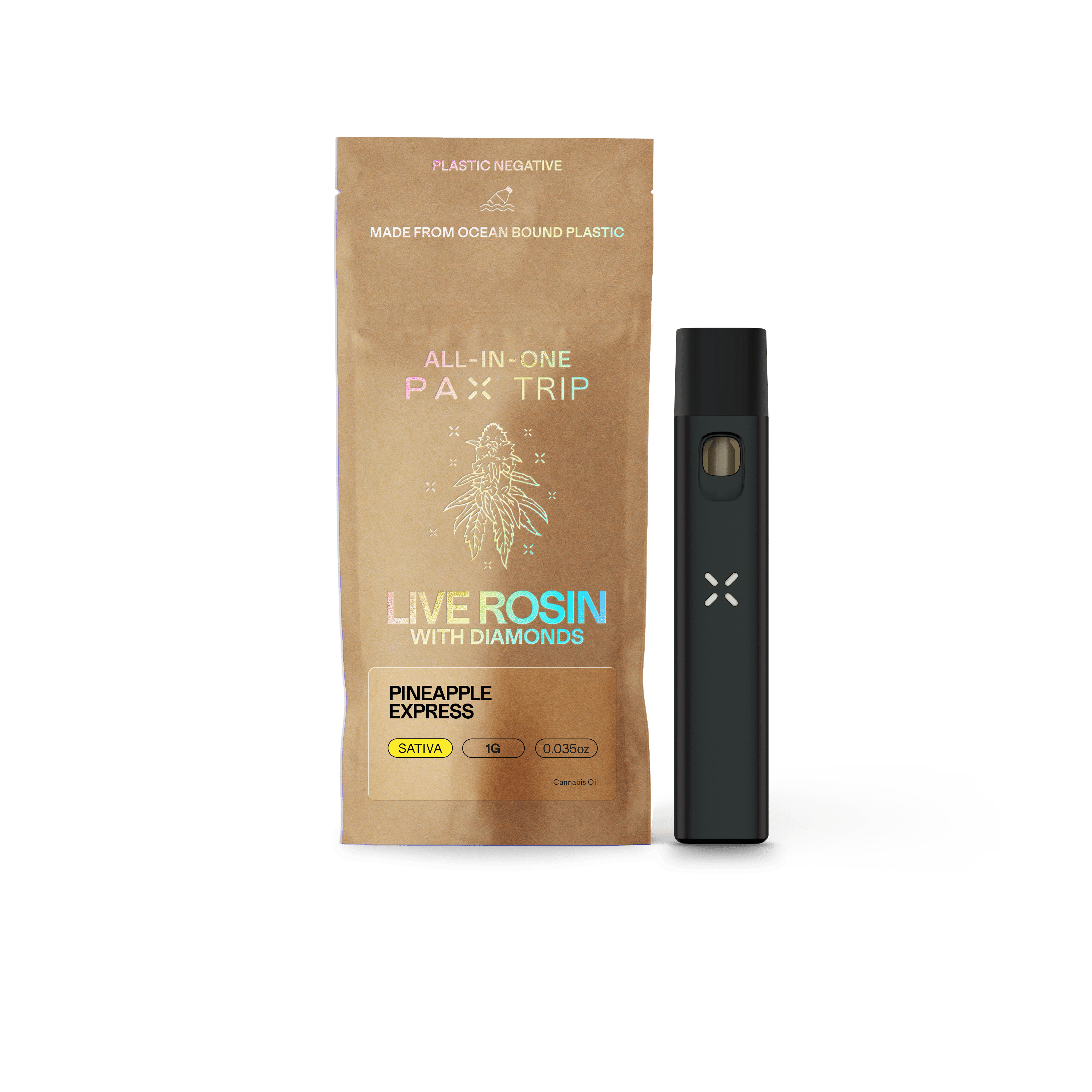 Live Rosin with Diamonds | Pineapple Express 1g | AIO