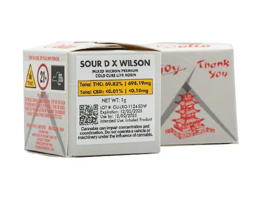 Sour D x Wilson Live Rosin - 1G