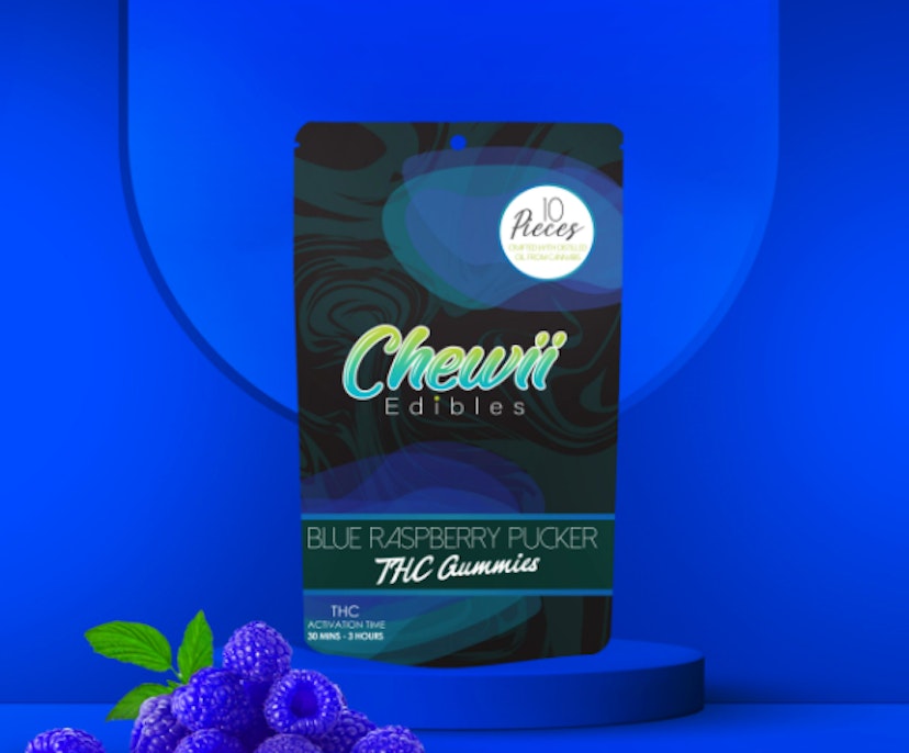 Chewii - Blue Raspberry Pucker Fast Acting 200mg Gummies