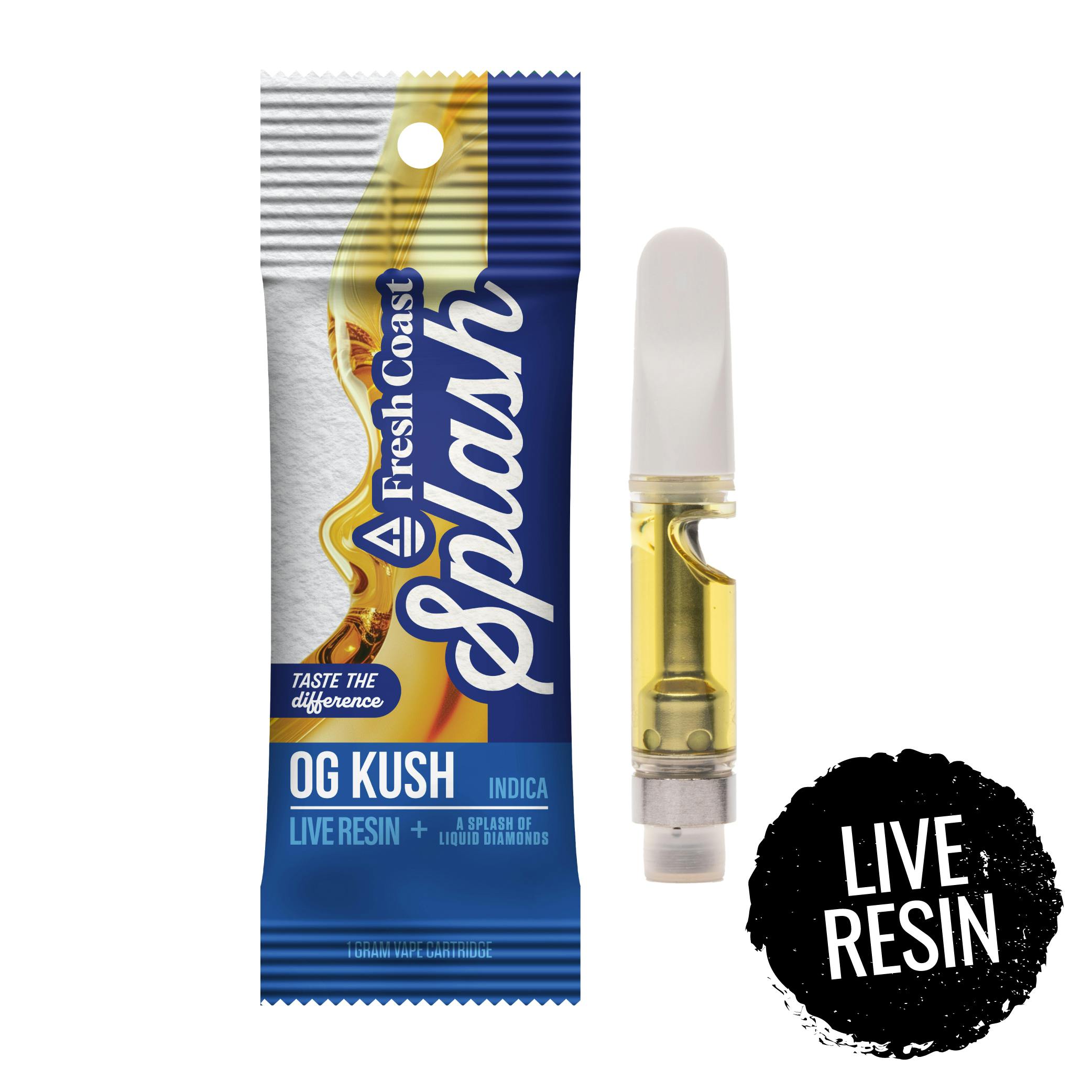 SPLASH | Live Resin Vape Cart - 1g - OG Kush
