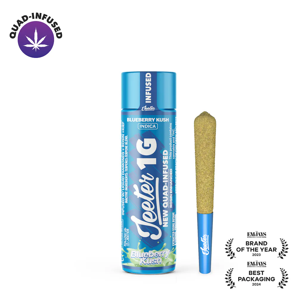 Product Jeeter - Blueberry Kush - 1g - Infused Preroll