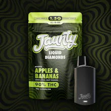 Jaunty - 1.5g Liquid Diamonds Disposable - Apples & Bananas