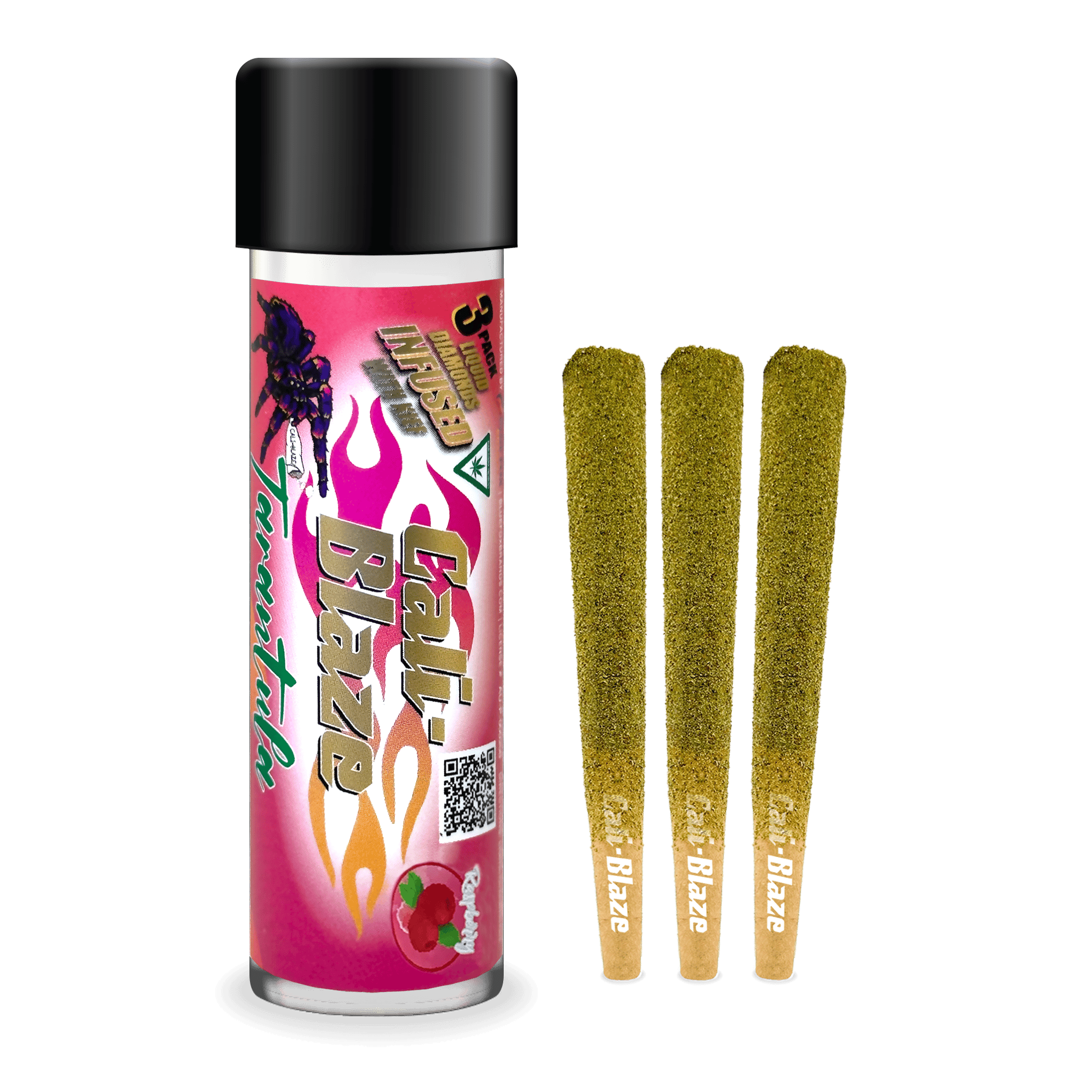 Cali-Blaze | Tarantula Pre-Roll 3-Pack - 3g - Raspberry