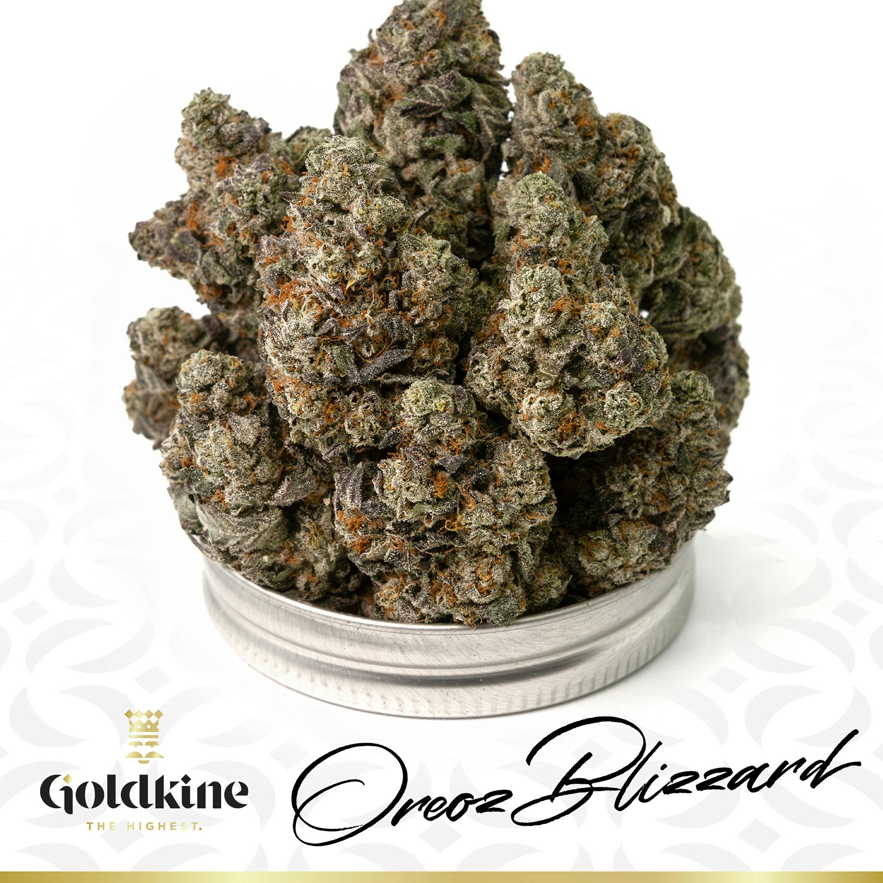 Product: Goldkine | Oreoz Blizzard | Hybrid | Bulk Flower | Gold