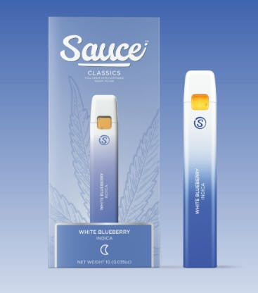 Sauce - Classics: Distillate Disposable - White Blueberry (I) (1.0g)
