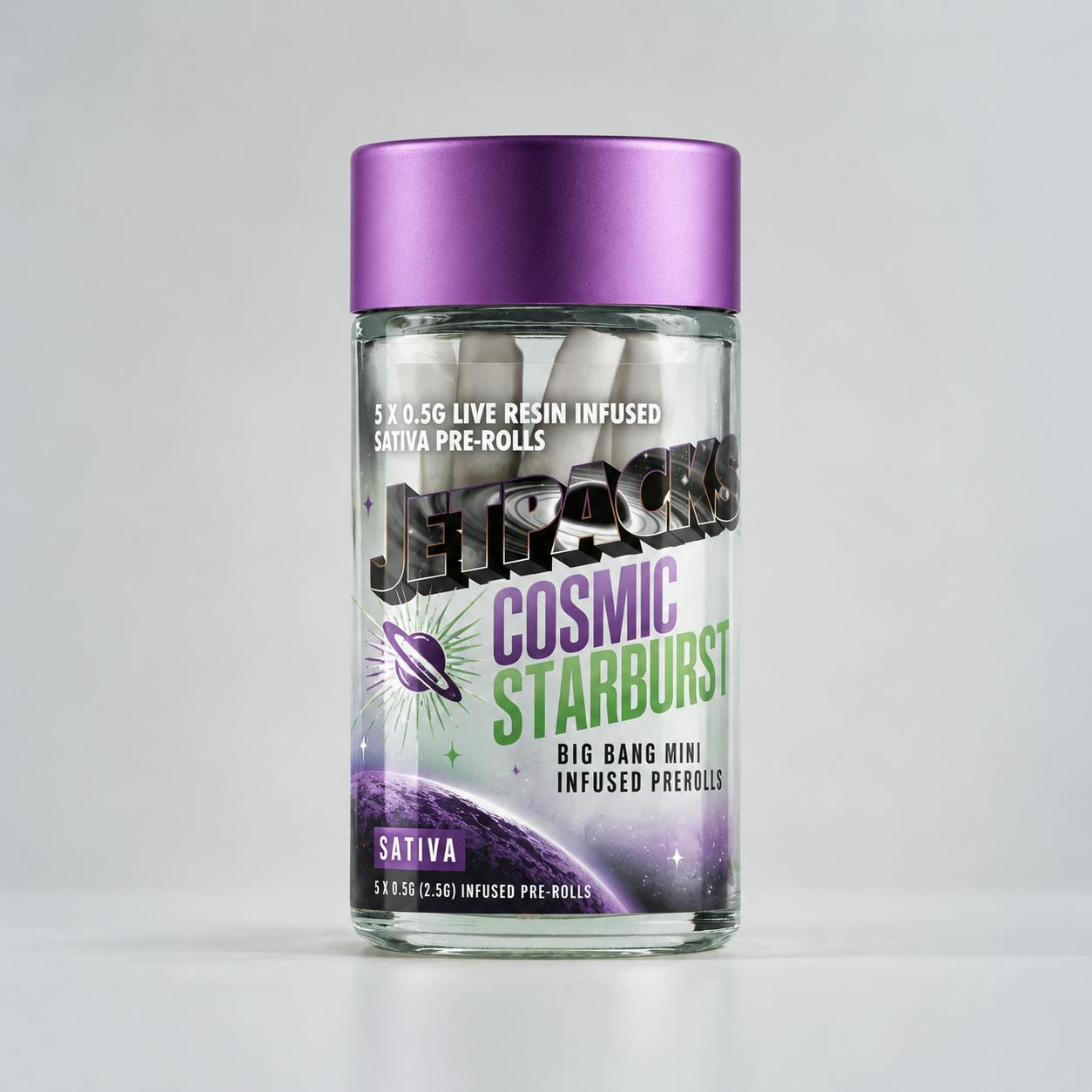 Jetpacks | Cosmic Starburst Big Bang Infused Preroll 5pk