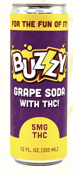 Grape Soda | 5mg | Infused Soda | Buzzy