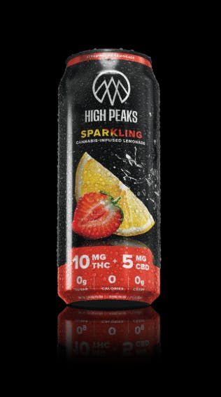 Product Seltzer | Sparkling Strawberry Lemonade | 10mg | High Peaks