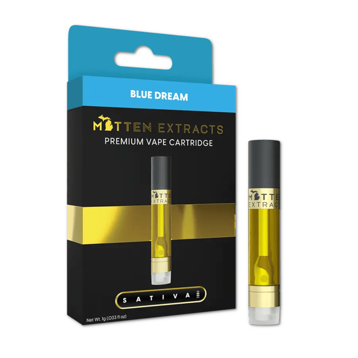 Mitten Extracts | Vape Cart - 1g - Blue Dream (Sativa)