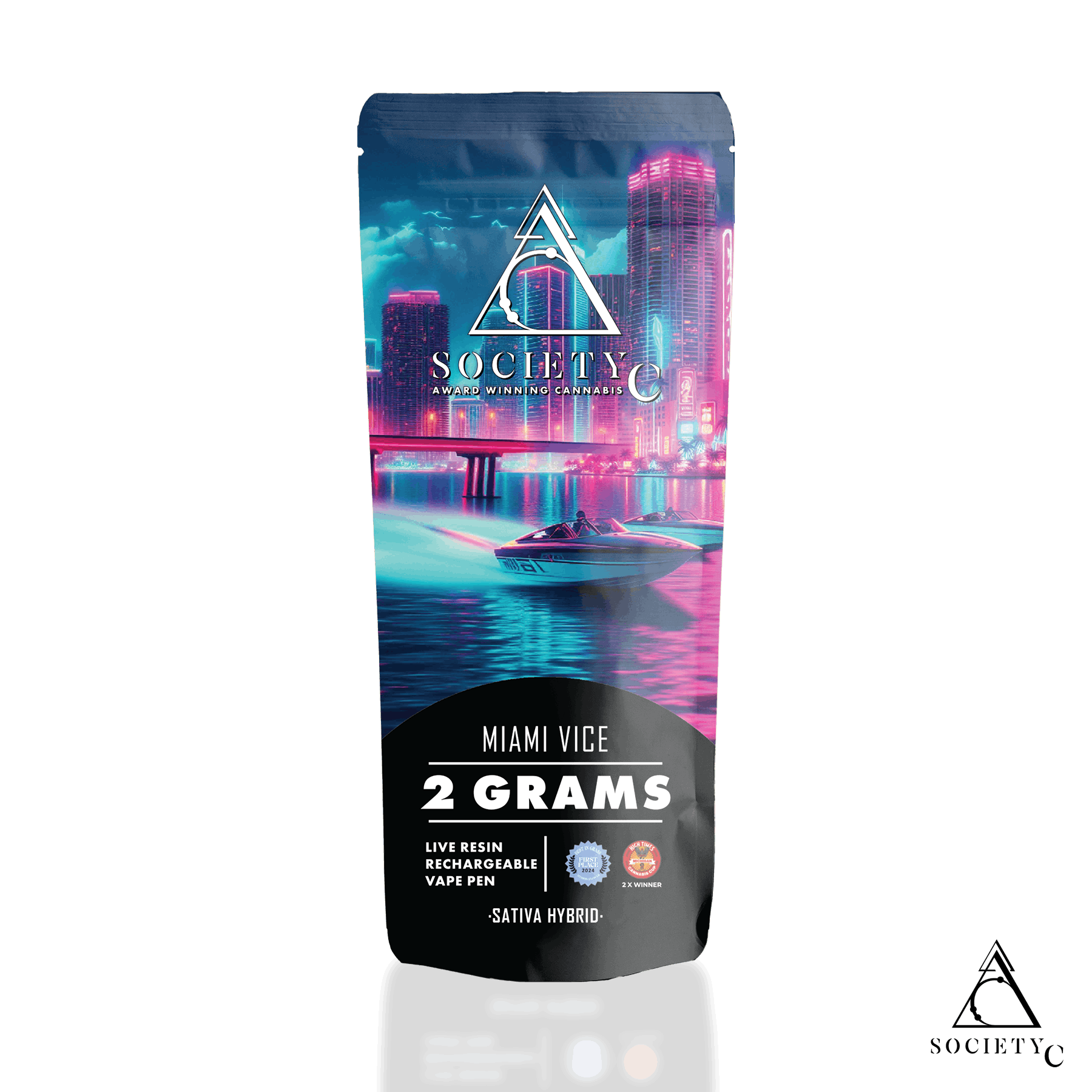 Society C - 2g Live Resin Disposable - Miami Vice