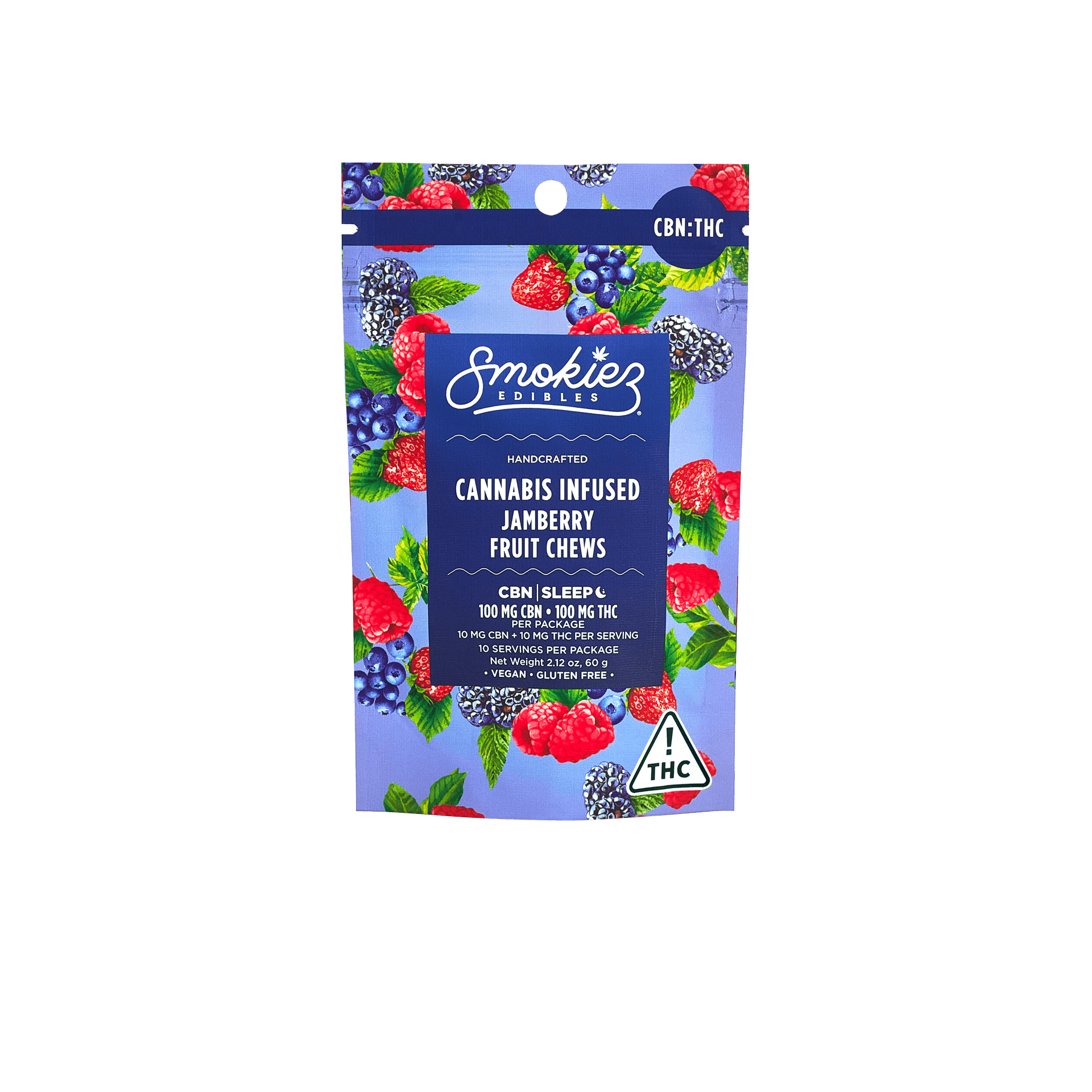 Smokiez - Gummies 1:1 - Jamberry (H) (100mg THC/100mg CBN)