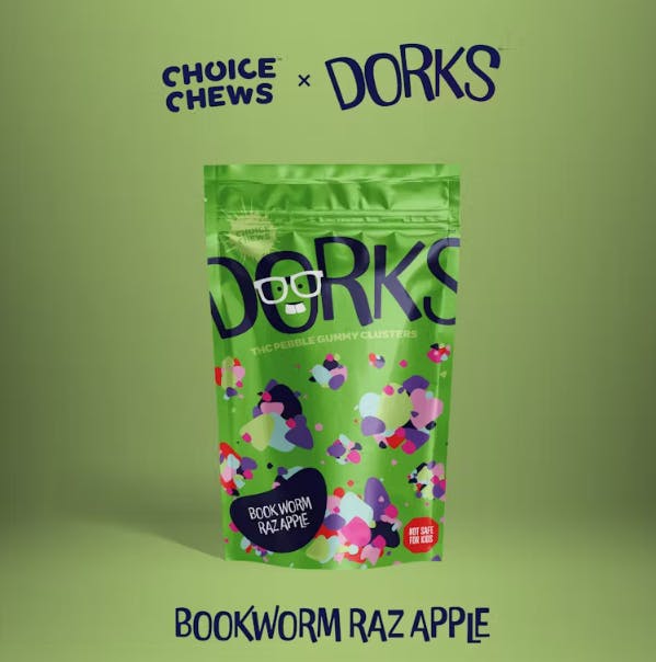 Product: Dorks | Book Worm Raz Apple | Infused Edibles | 200mg | Hybrid
