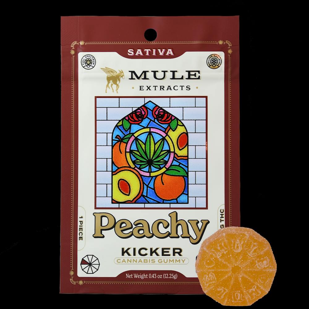 Product Mule | Peachy | 100mg Sativa Gummy