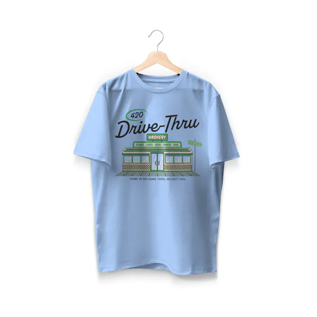 Hashery T-Shirt 420 Drive Thru (M) (hybrid, apparel)