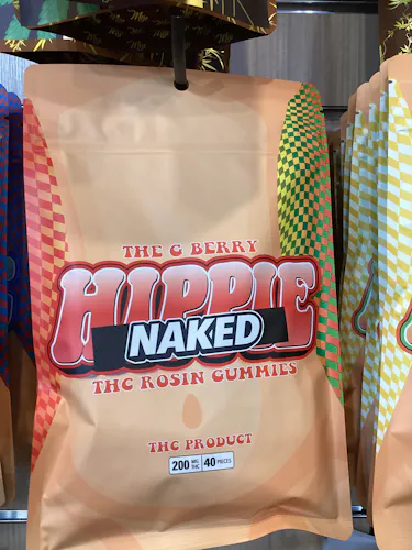 The G Berry 200mg Rosin Gummies-active