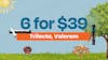 6 for $39 - Trifecta, Valorem Pre-rolls