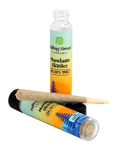 Rolling Green Mandarin Zkittlez Preroll 1g-1