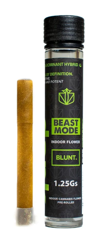 Beast Mode Glass Tip Blunt | Indica Dominant | Dank