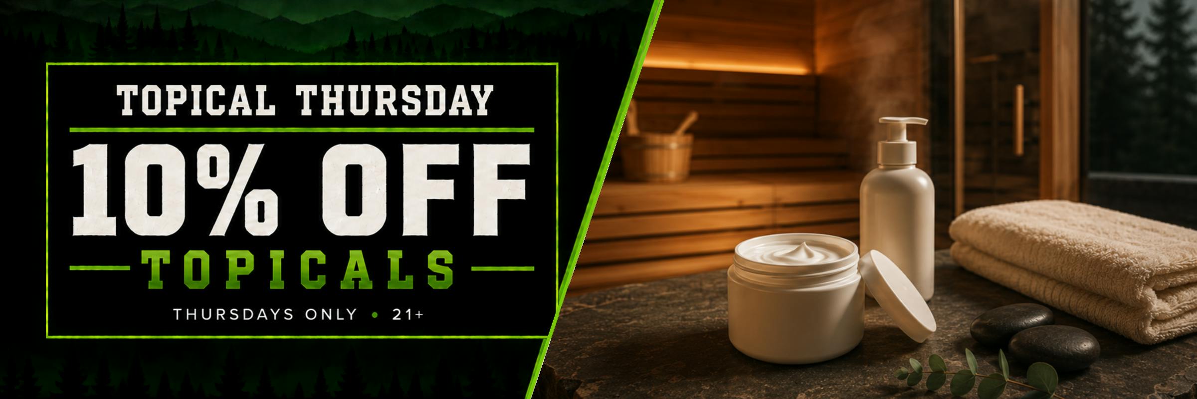 Topical Thursday 10% off Topicals 