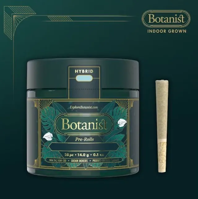 The Botanist Pre- Roll Pack Rainbow Belts 2.0 28pk/14g (hybrid, packs)