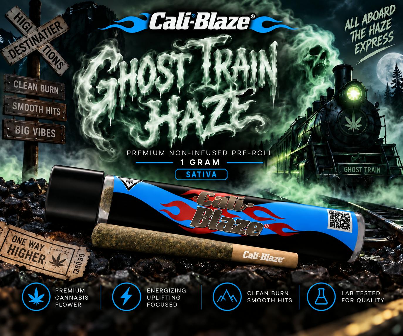 Product Cali-Blaze | Ghost Train Haze | Pre-Roll