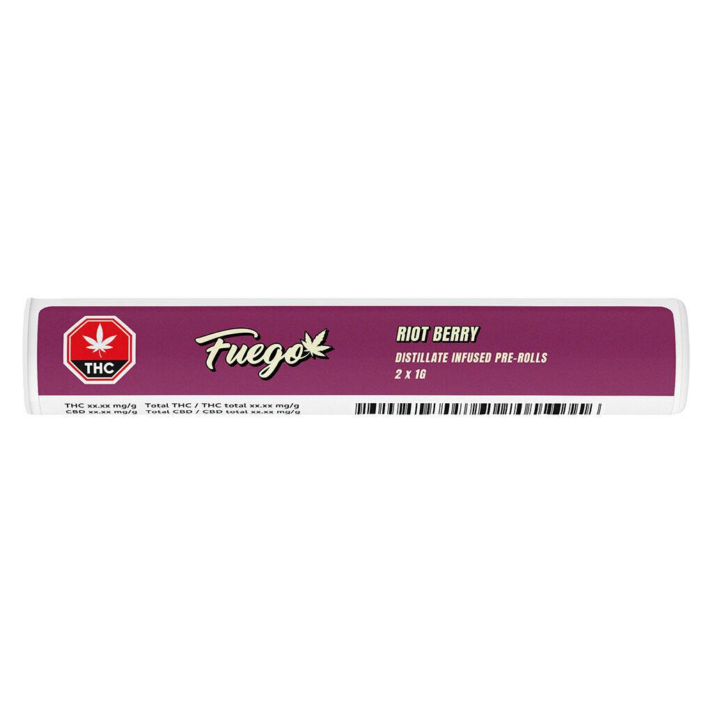 Riot berry distillate infused prjs - 2x1g