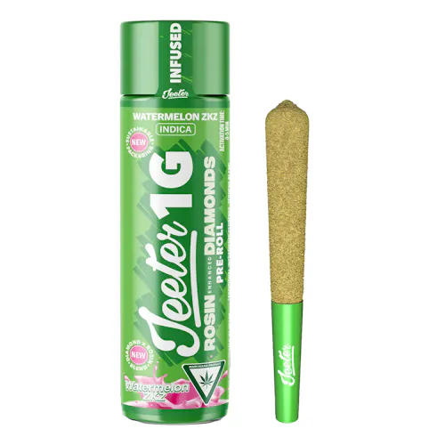Jeeter – 1g Rosin Diamonds Infused Preroll – Watermelon ZKZ-1
