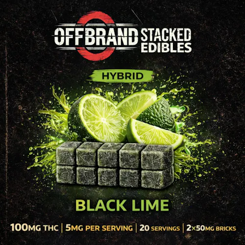 Black Lime (H) – (100mg) Gummies – Stacked-1