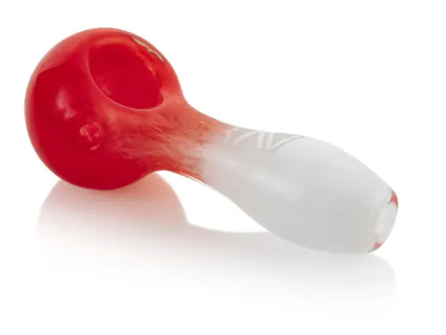Grav Frit Glass Spoon Pipe 4′-active
