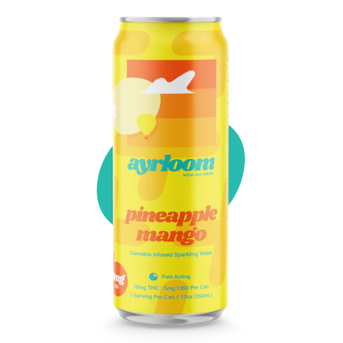 Ayrloom - 10mg THC 5mg CBD Infused Beverage - Pineapple Mango