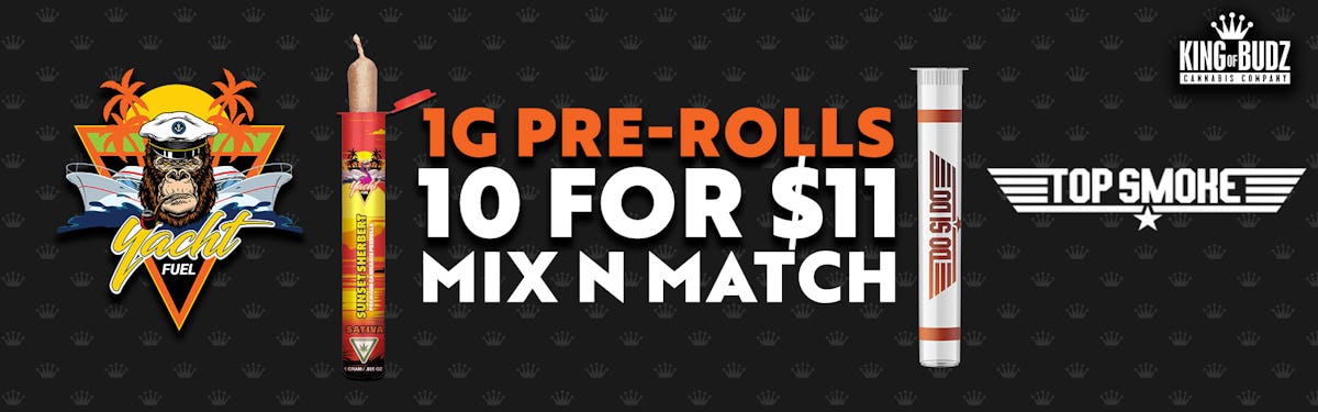 Top Smoke/Yacht Fuel 1g Prerolls 10/$11