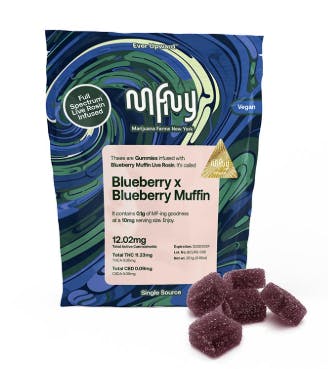 Product Gummies | Blueberry x Blueberry Muffin | 10mg | Live Rosin | MFNY