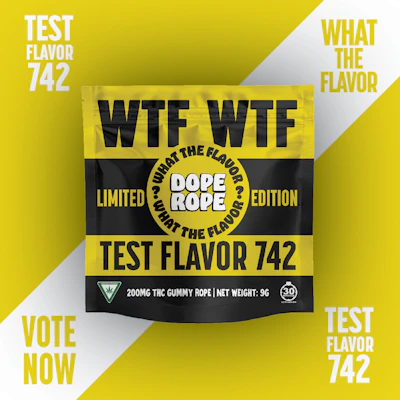 DOPE ROPE WTF | Test Flavor 742 | 200MG | LIMITED EDITION - EDIBLES by Gummy Demarco at King of Budz