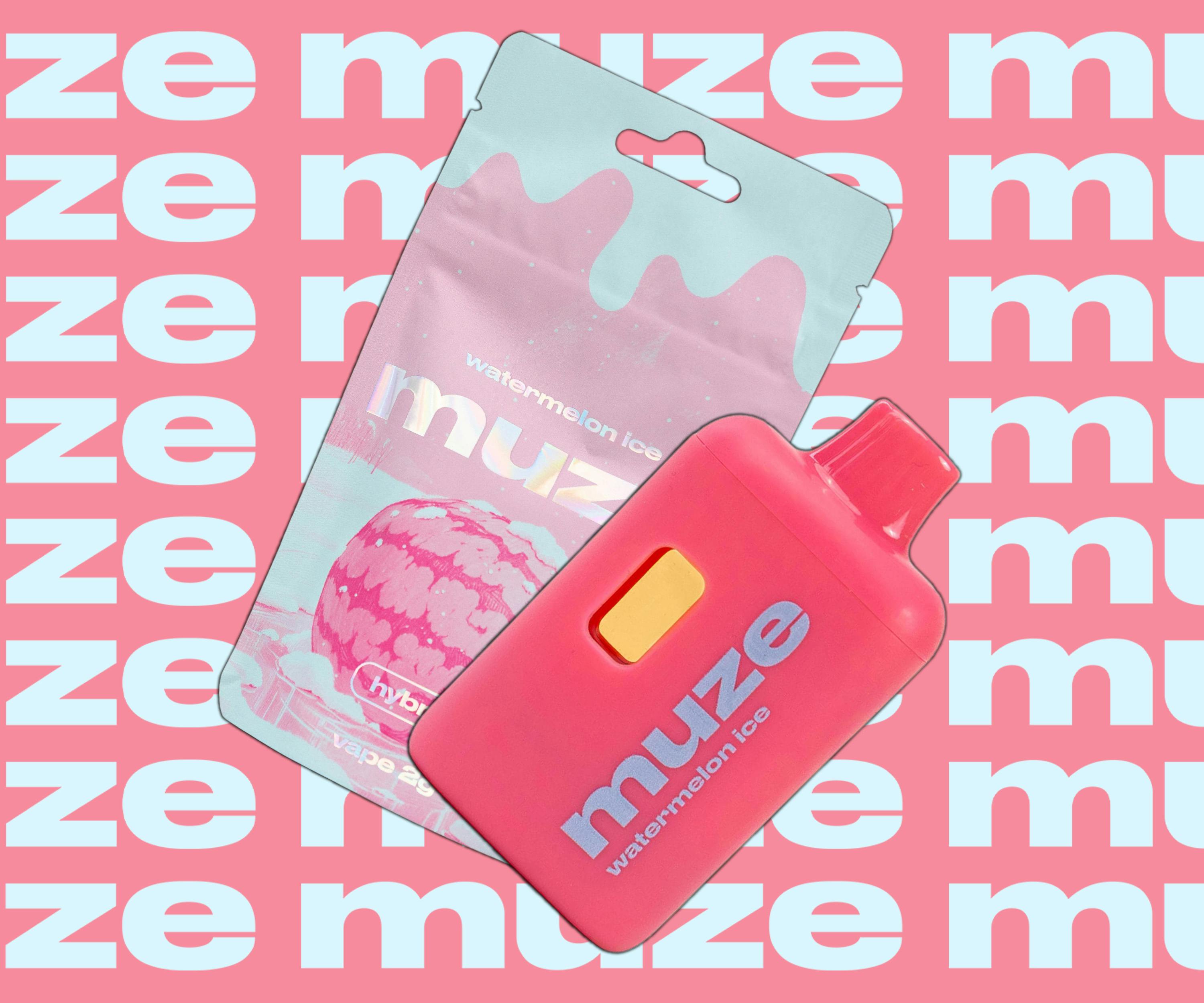 muze -  Flavored Disposable Vape 2g - Watermelon Ice