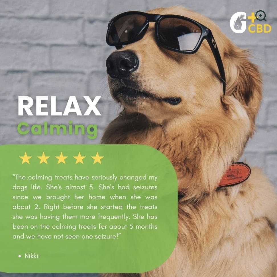 Green Gruff- Relax Plus CBD | Calming Dog Supplement 90ct-3