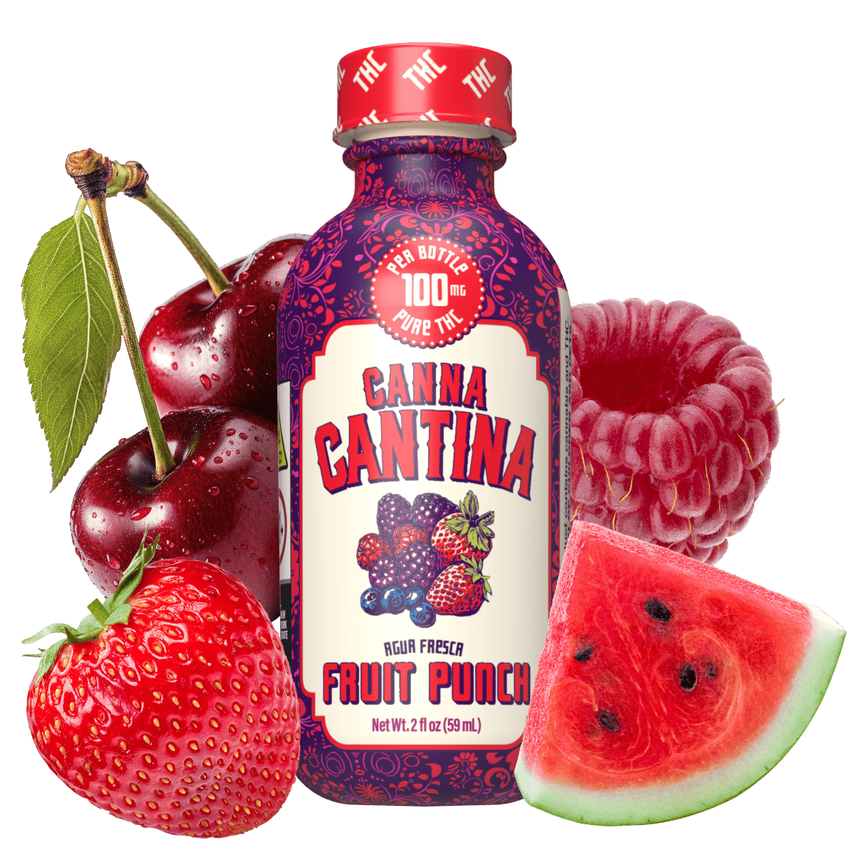 Canna Cantina - Fruit Punch Beverage