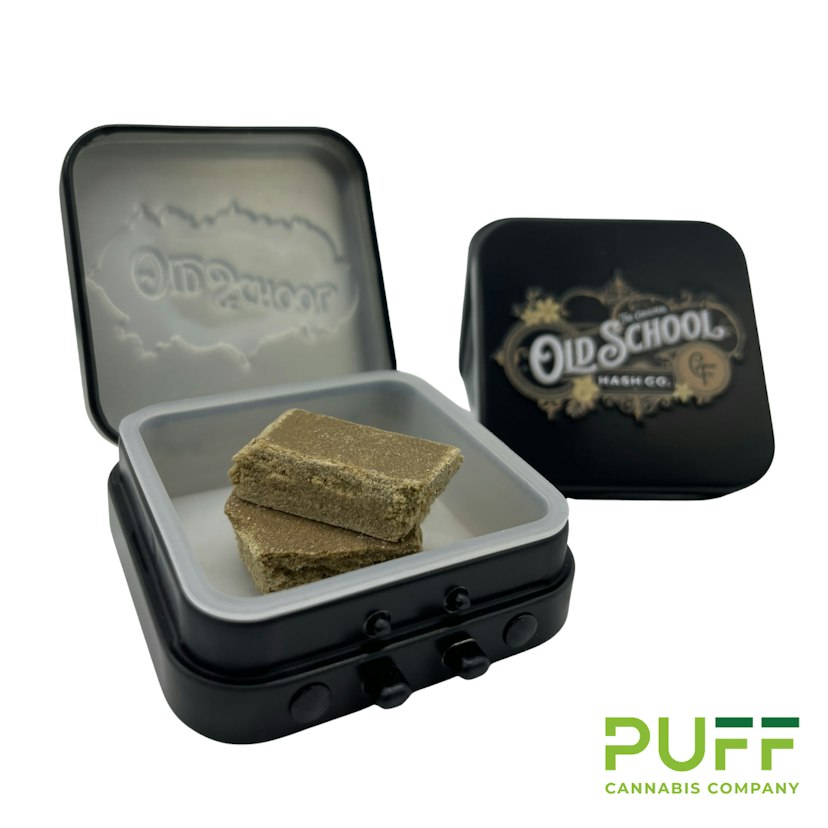 Old School Hash Co. Brick Hash | Blackberry Kush